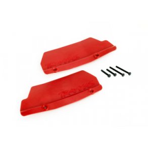 Mud Guards Rear Red (L+R) Sledge