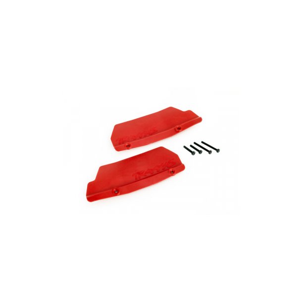 Mud Guards Rear Red (L+R) Sledge