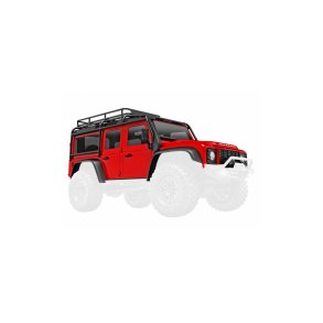 Body TRX-4M Land Rover Defender Red Complete