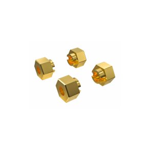 Wheel Hubs Hex 7mm Brass (4) TRX-4M