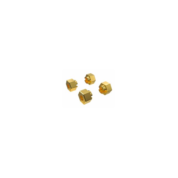 Wheel Hubs Hex 7mm Brass (4) TRX-4M