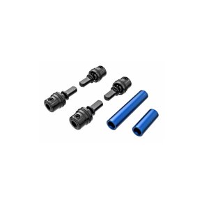 Driveshafts Center Steel/Alu Set Complete Blue TRX-4M