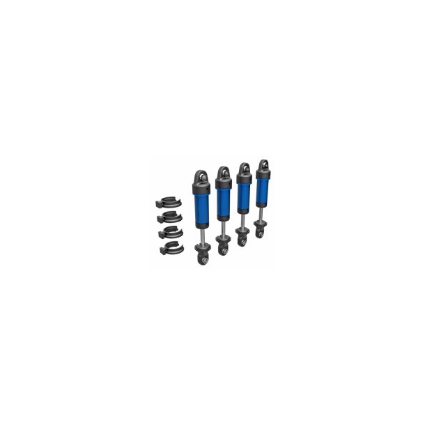 Shocks Alu Blue Complete (w/o springs) (4) TRX-4M