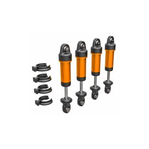 Shocks Alu Orange Complete (w/o springs) (4) TRX-4M