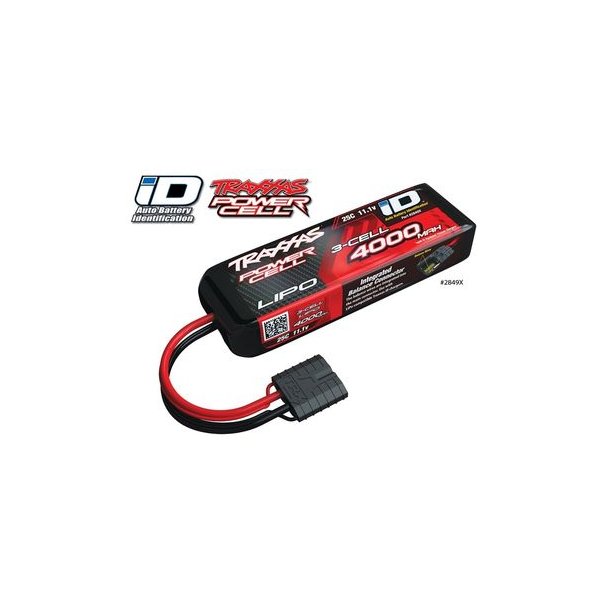 Li-Po Batteri 3S 11,1V 4000mAh 25C iD-connector