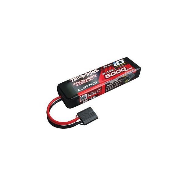 Traxxas iD Lipo Batteri 3S 11,1V 5000mA 25C iD-Connector stik