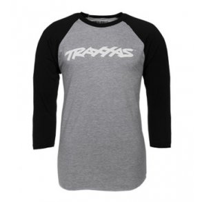 Shirt Raglan Traxxas-logo Grey/Black S (Premium Fit)