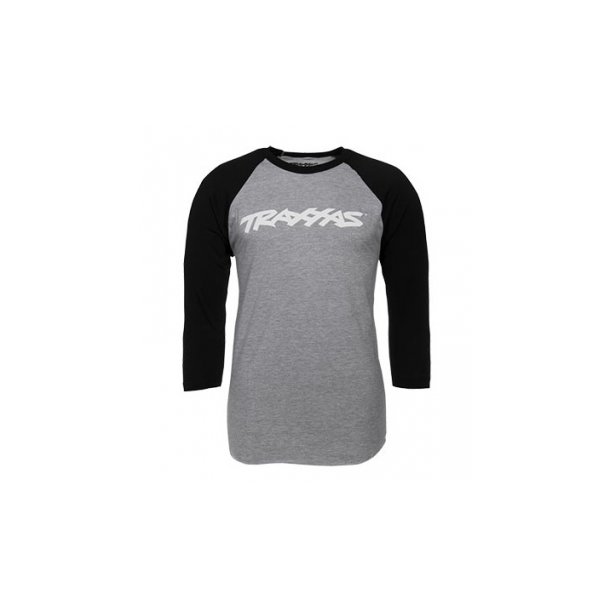 Shirt Raglan Traxxas-logo Grey/Black XL (Premium Fit)