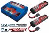 Traxxas lader EZ-Peak Dual 8A og 2x3S 5000mAh Lipo batterier Combo