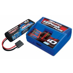 Traxxas EZ-Peak Plus 4A lader og 2S 5800mAh Battery Combo