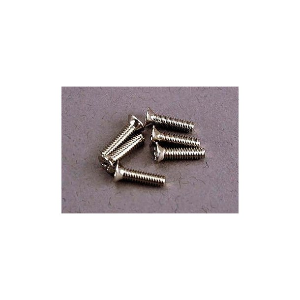 Screws M2x8mm Countersunk (6)