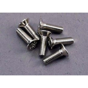 Screws M3x10mm Countersunk (6)