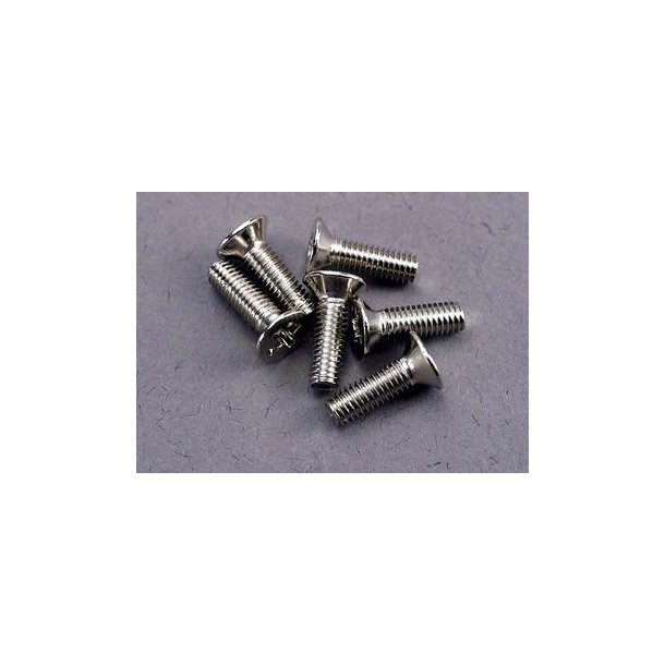 Screws M3x10mm Countersunk (6)
