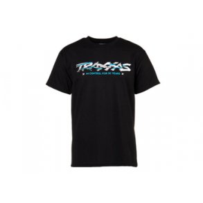 T-shirt Black Traxxas-logo Sliced M