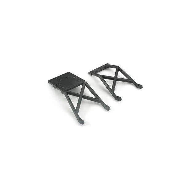 Skid Plates Front and Rear Black