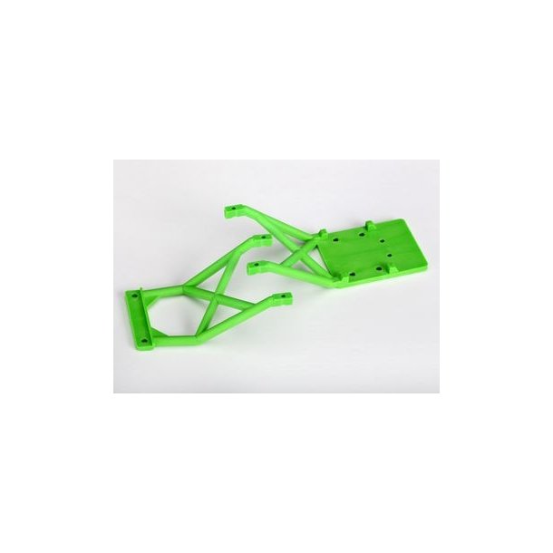 Skid Plates Front and Rear Green