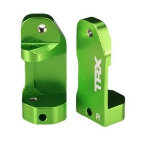 Caster Block Aluminium Green (Pair)