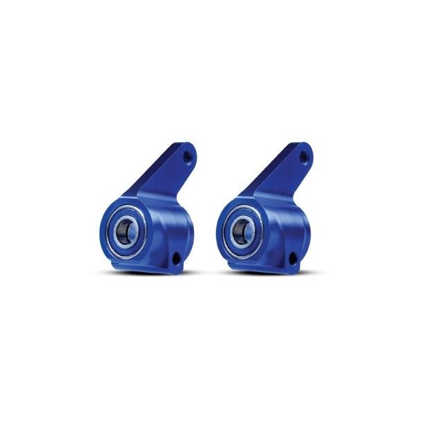 Steering Blocks Aluminium Blue (Pair)