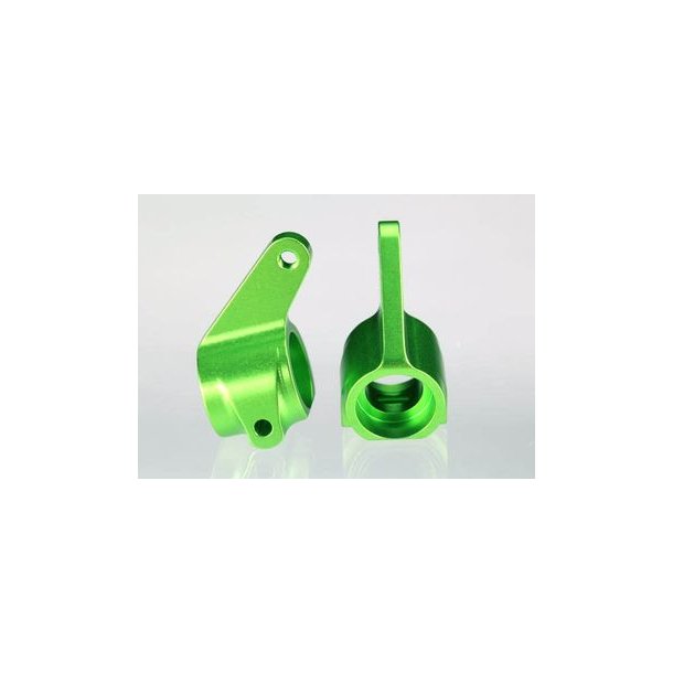Steering Blocks Aluminium Green (Pair)