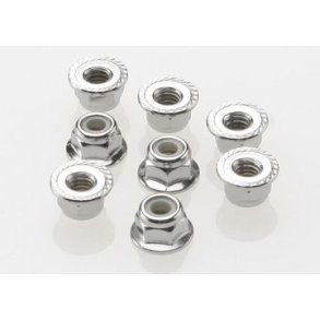 Lock Nut Flanged M4 Steel (8)