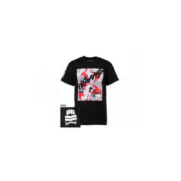 T-shirt Black Traxxas-logo Camo M