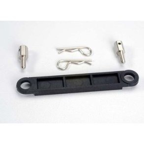 Battery Hold-down Plate Black Bandit/Rustler