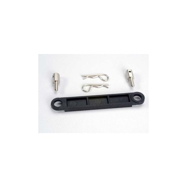 Battery Hold-down Plate Black Bandit/Rustler