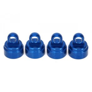 Shock Caps Blue Aluminium (4) Ultra-Shocks