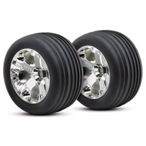 Tires & Wheels Ribbed/All-Star Chrome 2,8