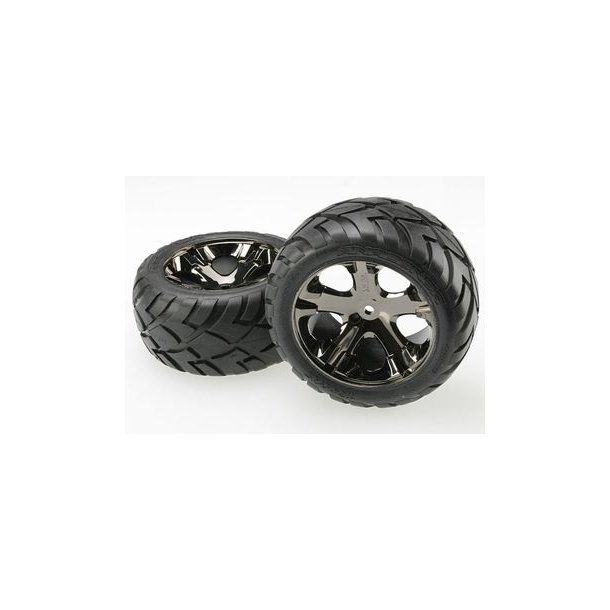 Tires &amp; Wheels Anaconda/AllStar Black Chrome 2,8" Rear (2)