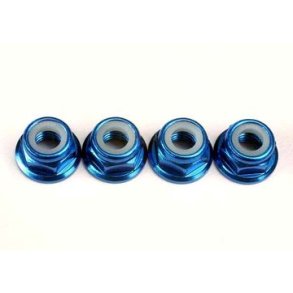 Locking Nut M5 Blue Aluminium (4)