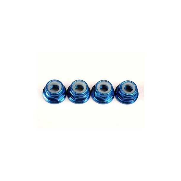 Locking Nut M5 Blue Aluminium (4)