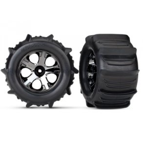 Tires & Wheels Paddel/All-Star Black Chrome 2.8
