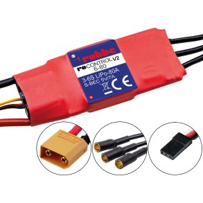 Fartregulator 80A 3-6S 5V/7A BEC