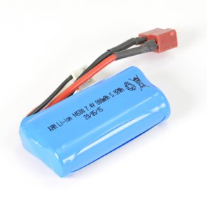 LI-ION 7,4V 800mAh batteri m. Deans stik