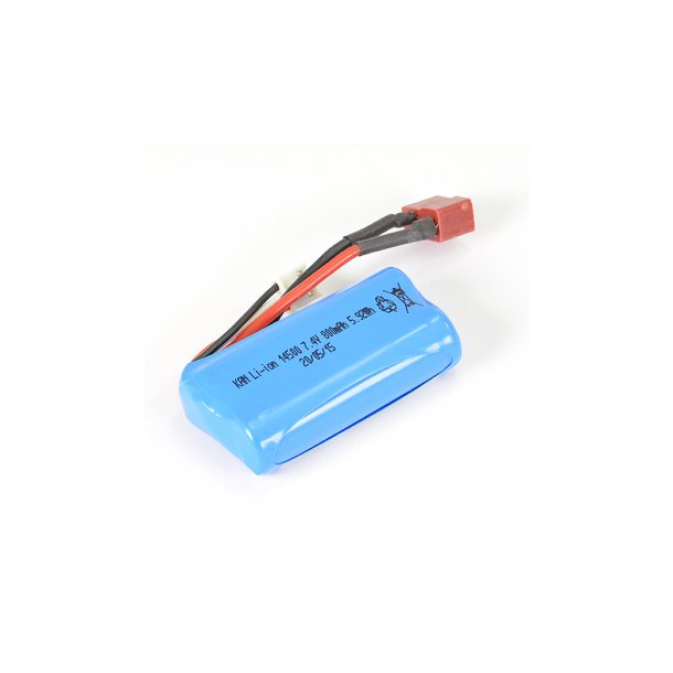 LI-ION 7,4V 800mAh batteri m. Deans stik
