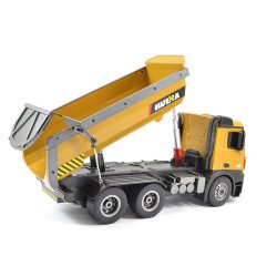 HUINA RC TIPPER/DUMP TRUCK 2.4G 10CH WITH DIE CAST CAB, BUCKETS AND WHEELS