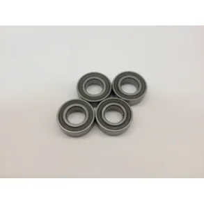 Kuglelejer 4x10x4mm rubber shields 4 stk.