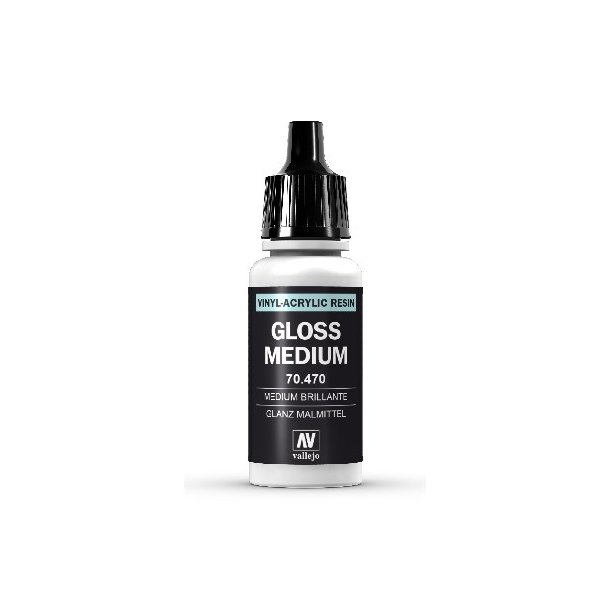 Vallejo 190:MODELCOLOR 470-17ML. GLOSS MEDIUM