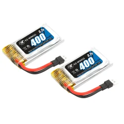Mini P-51 Mustang RTF 450mm 2 stk. Li-Po Batterier og USB lader