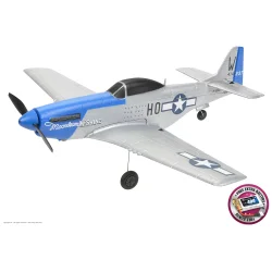 Mini P-51 Mustang RTF 450mm 2 stk. Li-Po Batterier og USB lader