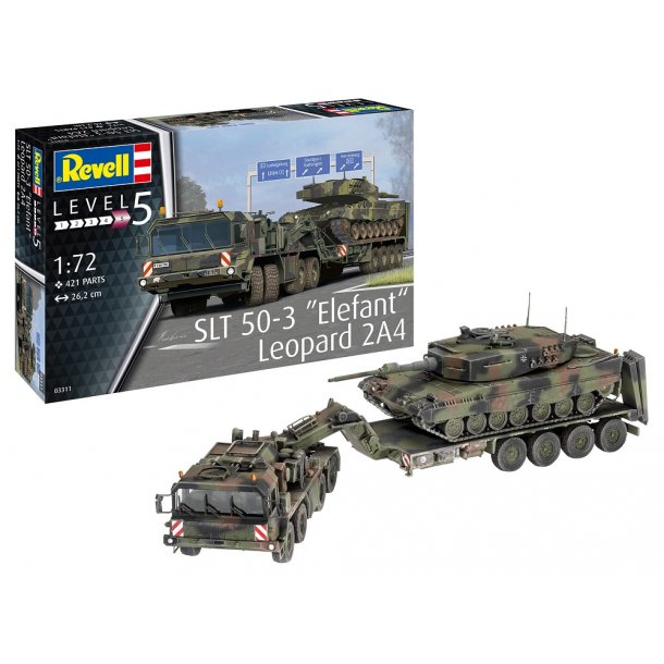 1:72 SLT 50-3 "ELEFANT" + LEOPARD 2A4