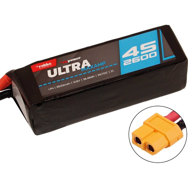 LiPo batteri 2600mAh 14,8V