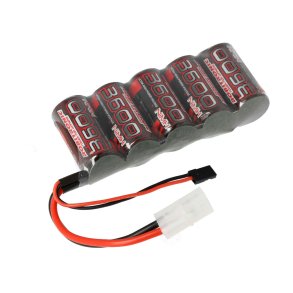 NiMH modtager batteri 3600mAh 5 celler 6V