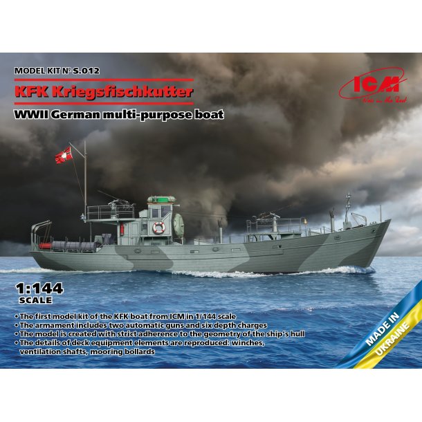 ICM KFK Kriegsfischkutter WWII Germin 1/144