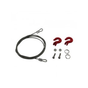 1/10 Scale RC Alloy Rope Chain and Hooks for Rock Crawler
