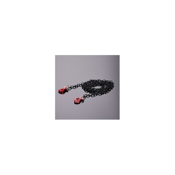 High End Metal Trailer Hook with Black Chain for RC Rock
