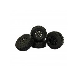 Axial SCX24 1.0'' Quality Mini Plastic Wheel&Tire Set