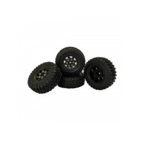 Axial SCX24 1.0'' Quality Mini Plastic Wheel&Tire Set