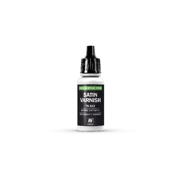 Vallejo PERMANENT SATIN VARNISH 522-17ML.